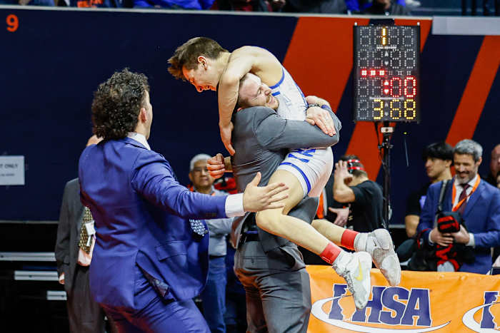 Illinois wrestling championships February 17 2024 Nate Latsch 25982
